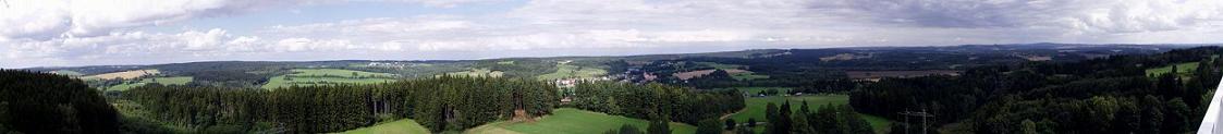 Panoramatick snmek ze zubersk rozhledny